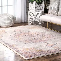 NuLOOM Vintage Medallion Leola Area Rug