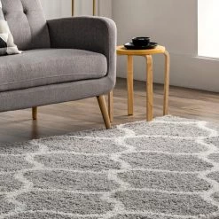 NuLOOM Malika Soft & Cozy Trellis Shag Area Rug New Arrivals