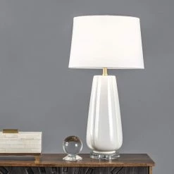 NuLOOM Alee 28" Ceramic Table Lamp