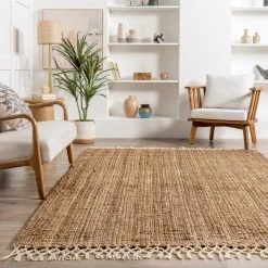 NuLOOM Hand Woven Raleigh Area Rug Jute