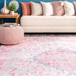 NuLOOM New Arrivals Flatweave Medallion Patsy Area Rug