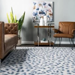 NuLOOM New Arrivals Leopard Spots Washable Area Rug