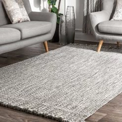 NuLOOM New Arrivals Braided Courtney Tassel Indoor/Outdoor Area Rug