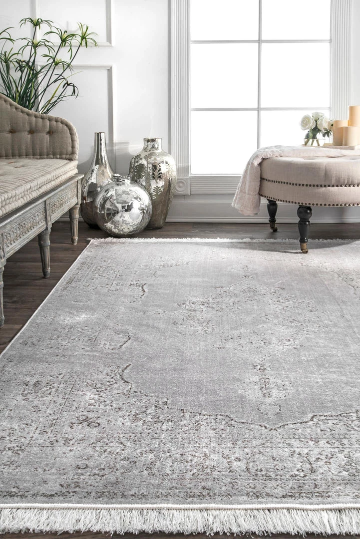 NuLOOM New Arrivals Vintage Medallion Cantrell Fringe Area Rug 19 NuLOOM New Arrivals Vintage Medallion Cantrell Fringe Area Rug