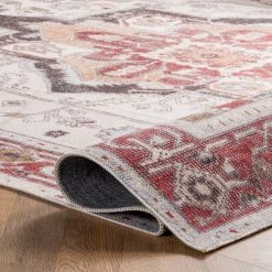 NuLOOM New Arrivals Miley Machine Washable Traditional Medallion Area Rug