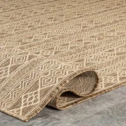 NuLOOM New Arrivals Devon Geometric Stiped Indoor/Outdoor Area Rug