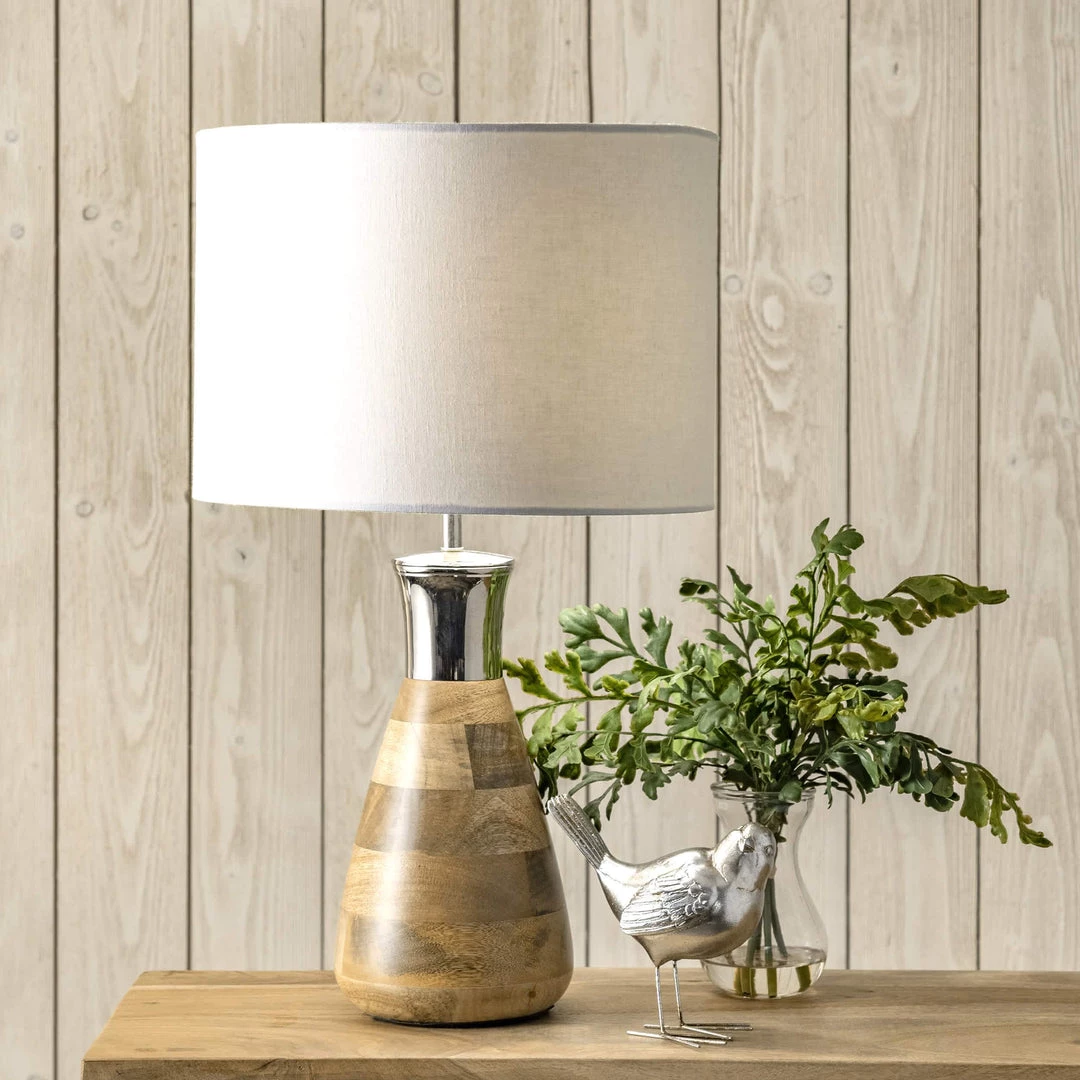 NuLOOM Douglas 22" Wood Table Lamp 2 NuLOOM Douglas 22" Wood Table Lamp