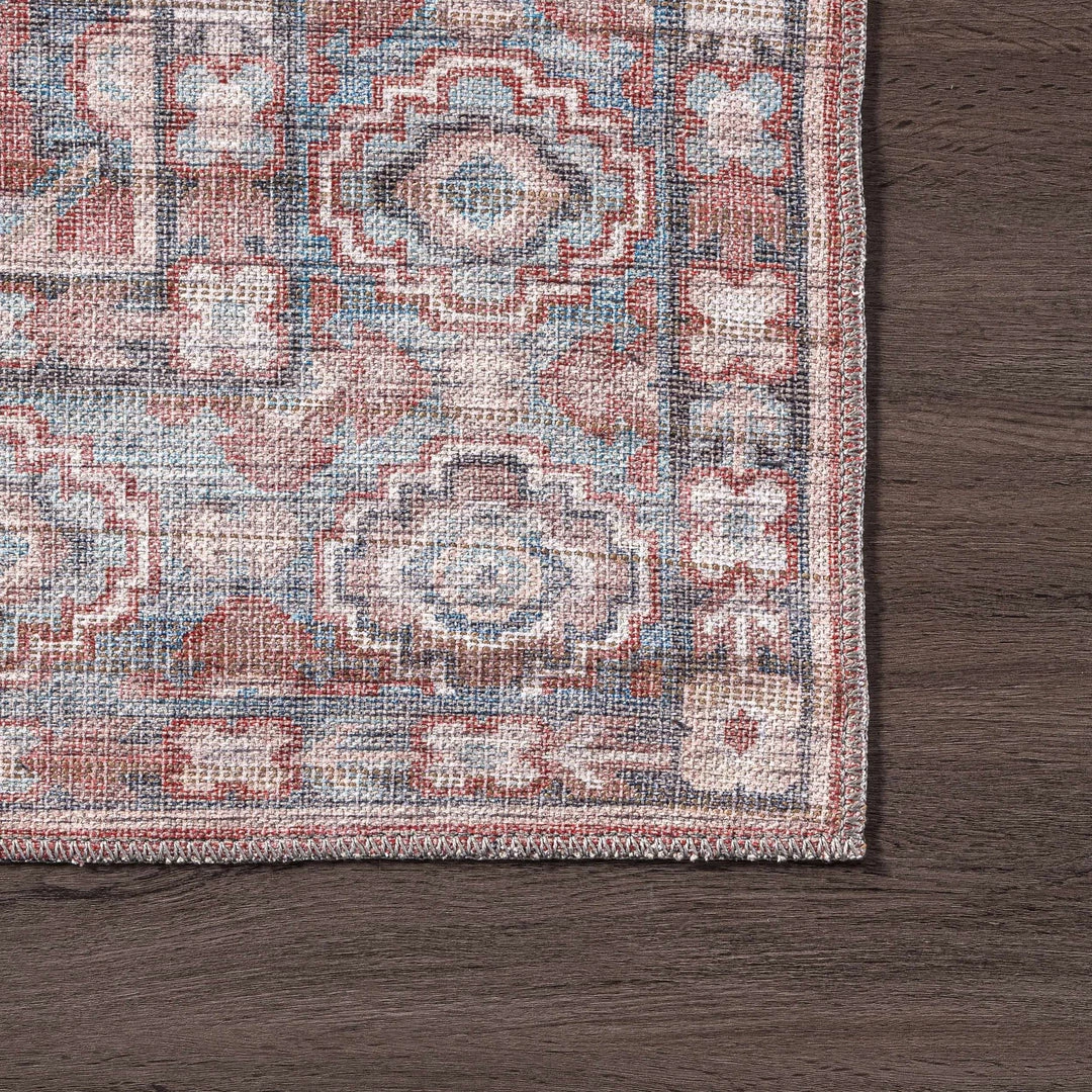 NuLOOM New Arrivals Darcey Machine Washable Traditional Floral Medallion Area Rug 4 NuLOOM New Arrivals Darcey Machine Washable Traditional Floral Medallion Area Rug