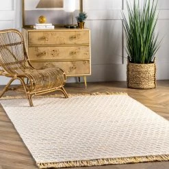 NuLOOM Handmade Edris Tassel Area Rug New Arrivals 63 NuLOOM Handmade Edris Tassel Area Rug New Arrivals