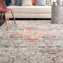 NuLOOM New Arrivals Janessa Croix Medallion Area Rug