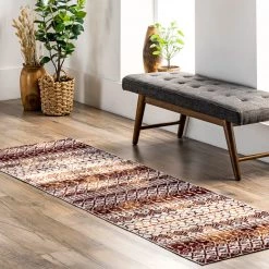 NuLOOM Audrey Machine Washable Geometric Moroccan Area Rug New Arrivals