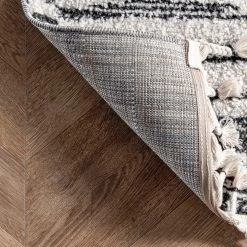 NuLOOM Seren Plush Faded Abstract Tassel Area Rug New Arrivals