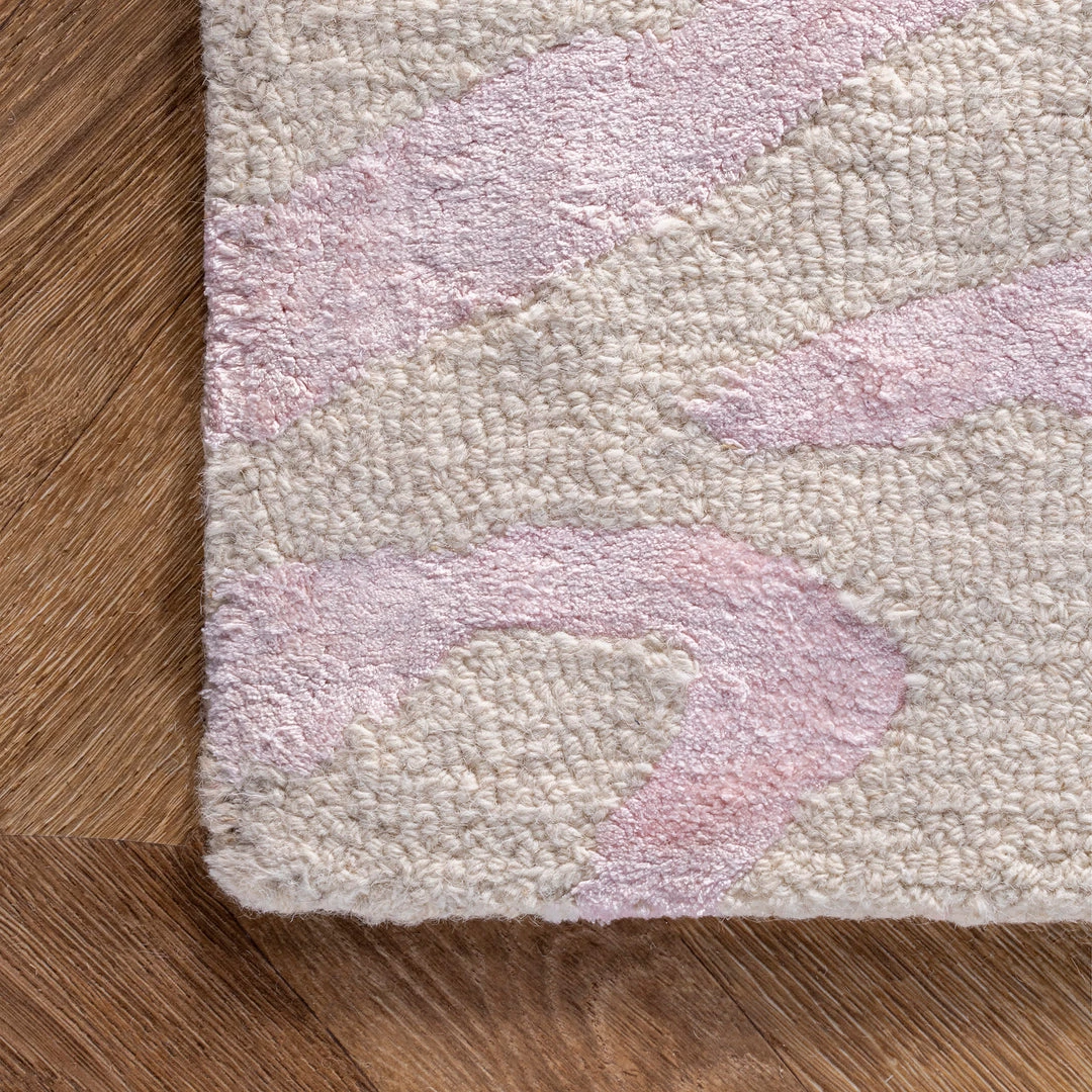 NuLOOM Contemporary Hand Tufted Plush Zebra Area Rug 14 NuLOOM Contemporary Hand Tufted Plush Zebra Area Rug