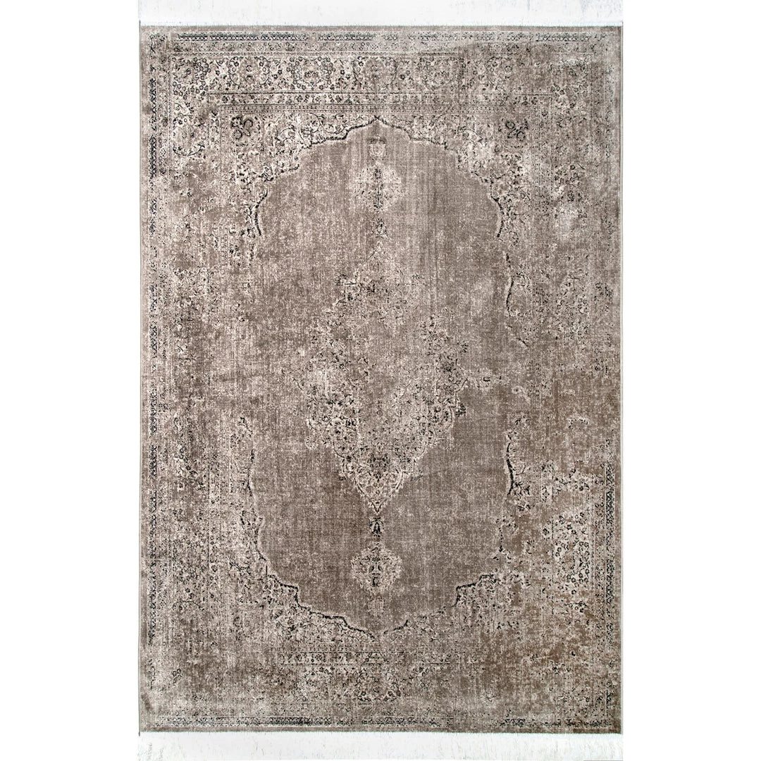 NuLOOM New Arrivals Vintage Medallion Cantrell Fringe Area Rug 6 NuLOOM New Arrivals Vintage Medallion Cantrell Fringe Area Rug