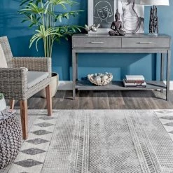 NuLOOM Harper Mosaic Tribal Stripes Area Rug New Arrivals