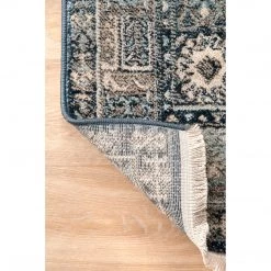 NuLOOM New Arrivals Vintage Melani Medallion Fringe Area Rug