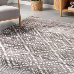 NuLOOM Phyllis Machine Washable Diamond Trellis Area Rug 40 NuLOOM Phyllis Machine Washable Diamond Trellis Area Rug