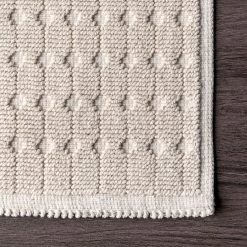 NuLOOM Maverick Textured Moroccan Bath Mat Small