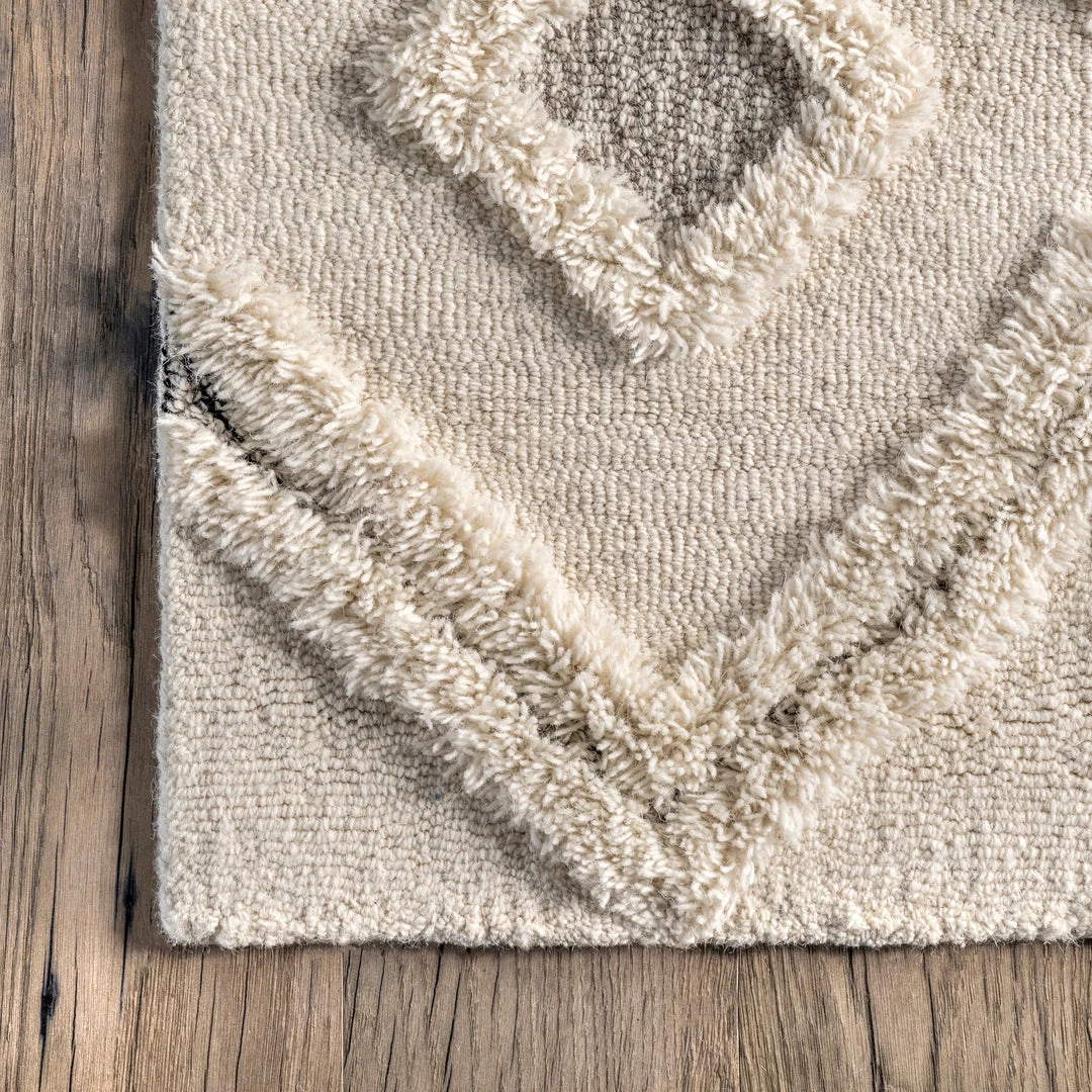 NuLOOM New Arrivals Lachelle Moroccan Diamond Wool Area Rug 5 NuLOOM New Arrivals Lachelle Moroccan Diamond Wool Area Rug