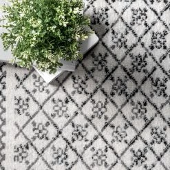 NuLOOM Arabella Contemporary Bordered 25 NuLOOM Arabella Contemporary Bordered