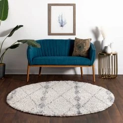 NuLOOM New Arrivals Selah Geometric Shag Area Rug 41 NuLOOM New Arrivals Selah Geometric Shag Area Rug