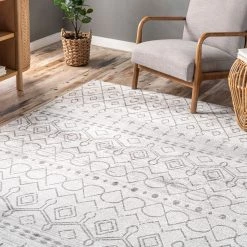 NuLOOM Audrey Machine Washable Geometric Moroccan Area Rug New Arrivals