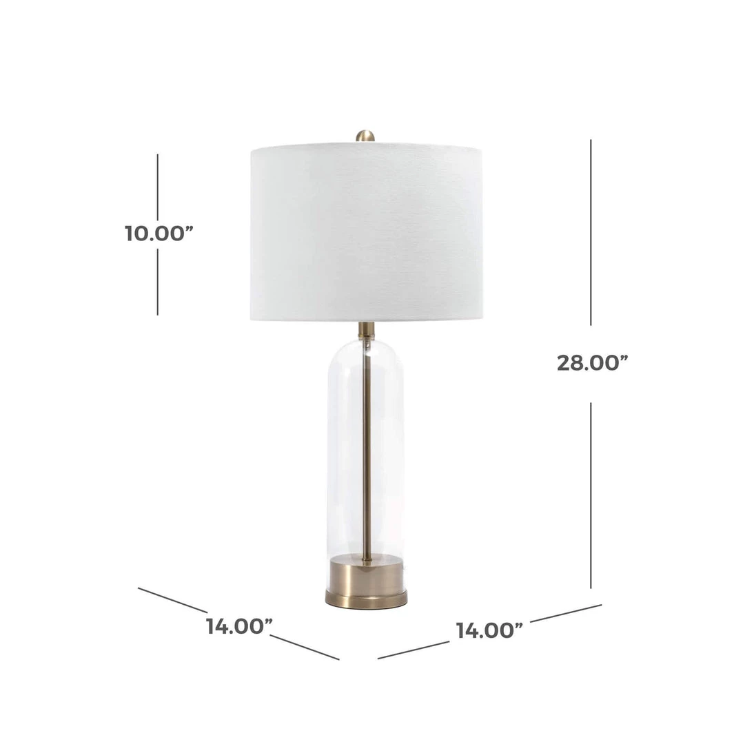 NuLOOM New Arrivals Bayhill 28" Glass Table Lamp 20 NuLOOM New Arrivals Bayhill 28" Glass Table Lamp