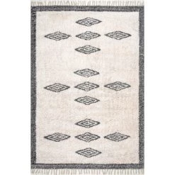 NuLOOM Hand Loomed Rosa Tassel Rug Area Rug New Arrivals