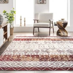 NuLOOM Audrey Machine Washable Geometric Moroccan Area Rug New Arrivals