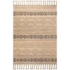 NuLOOM New Arrivals Sari Wool And Jute Textured Global Inspired Braided Tassel Area Rug