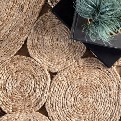NuLOOM Eden Circle Braided Jute Area Rug New Arrivals