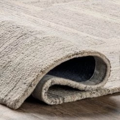 NuLOOM Palmer Hand Tufted Wool Striped Area Rug New Arrivals