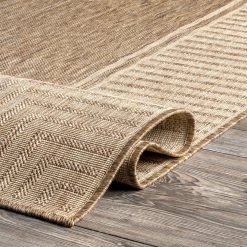 NuLOOM Asha Simple Border Indoor/Outdoor Area Rug New Arrivals 45 NuLOOM Asha Simple Border Indoor/Outdoor Area Rug New Arrivals