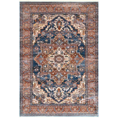 NuLOOM Vintage Floral Jullian Fringe Area Rug 1 NuLOOM Vintage Floral Jullian Fringe Area Rug