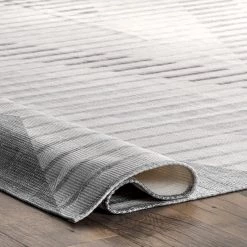 NuLOOM Modern Striped Washable Area Rug