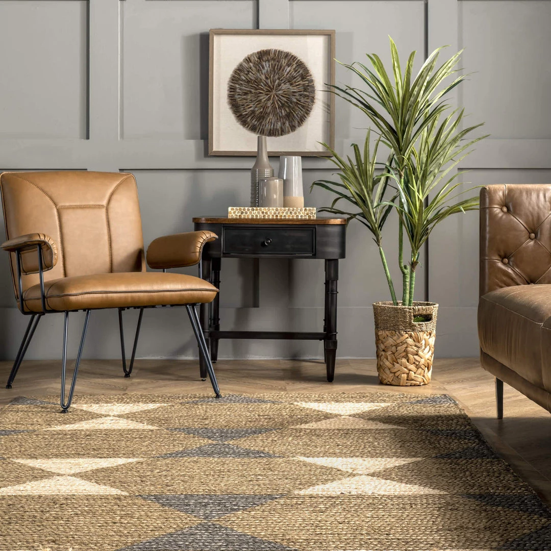 NuLOOM New Arrivals Banded Diamond Braided Jute Area Rug 8 NuLOOM New Arrivals Banded Diamond Braided Jute Area Rug