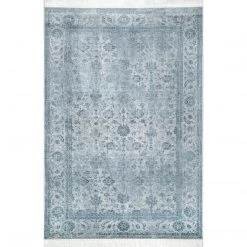 NuLOOM Vintage Floral Elyse Fringe Rug Area Rug New Arrivals
