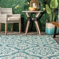 NuLOOM New Arrivals Arna Floral Indoor/Outdoor Area Rug