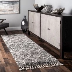 NuLOOM New Arrivals Transitional Kristi Shag Area Rug