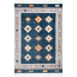 NuLOOM Alia Tribal Vista Tassel Area Rug Living Room