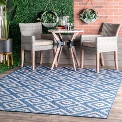 NuLOOM New Arrivals Tayla Diamond Lattice Indoor/Outdoor Area Rug