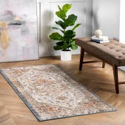 NuLOOM Vintage Medallion Justine Area Rug