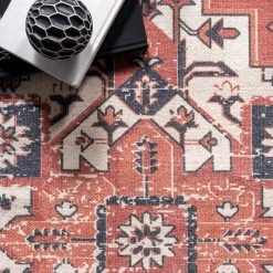 NuLOOM New Arrivals Miya Traditional Medallion Fringe Area Rug