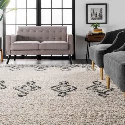 NuLOOM Mackie Moroccan Diamond Tassel Area Rug New Arrivals