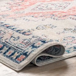 NuLOOM New Arrivals Juliette Vintage Diamond Medallion Area Rug