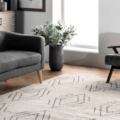 NuLOOM Kassie Dual Diamonds Hand Knotted Wool Area Rug New Arrivals