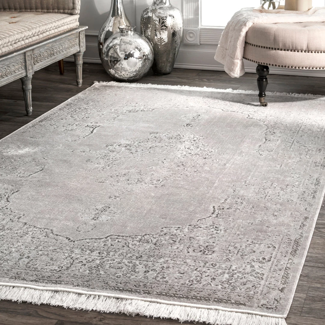 NuLOOM New Arrivals Vintage Medallion Cantrell Fringe Area Rug 17 NuLOOM New Arrivals Vintage Medallion Cantrell Fringe Area Rug