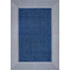 NuLOOM Asha Simple Border Indoor/Outdoor Area Rug New Arrivals 55 NuLOOM Asha Simple Border Indoor/Outdoor Area Rug New Arrivals