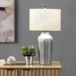 NuLOOM New Arrivals Wheatley 18" Iron Table Lamp