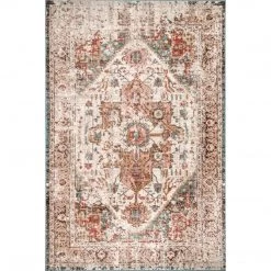 NuLOOM Vintage Medallion Justine Area Rug